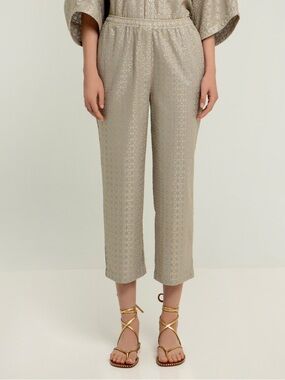 Greek Archaic Kori Crosby Elastic Waist Pant